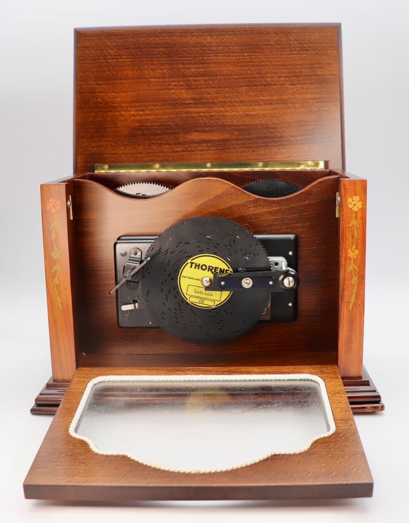 THORENS スイス製ディスク・オルゴール・ボックス、ディスク6枚付き