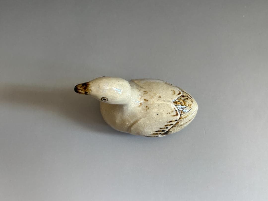 加藤芳右衛門　雁　香合　久田宗也　尋牛斎書付　茶道具　表千家