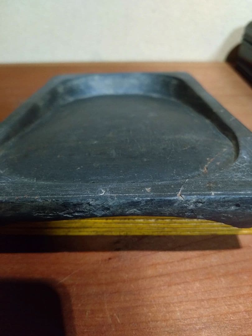 安徽省 歙県産 歙州 箕様硯 文房四宝 端渓水滴 墨床