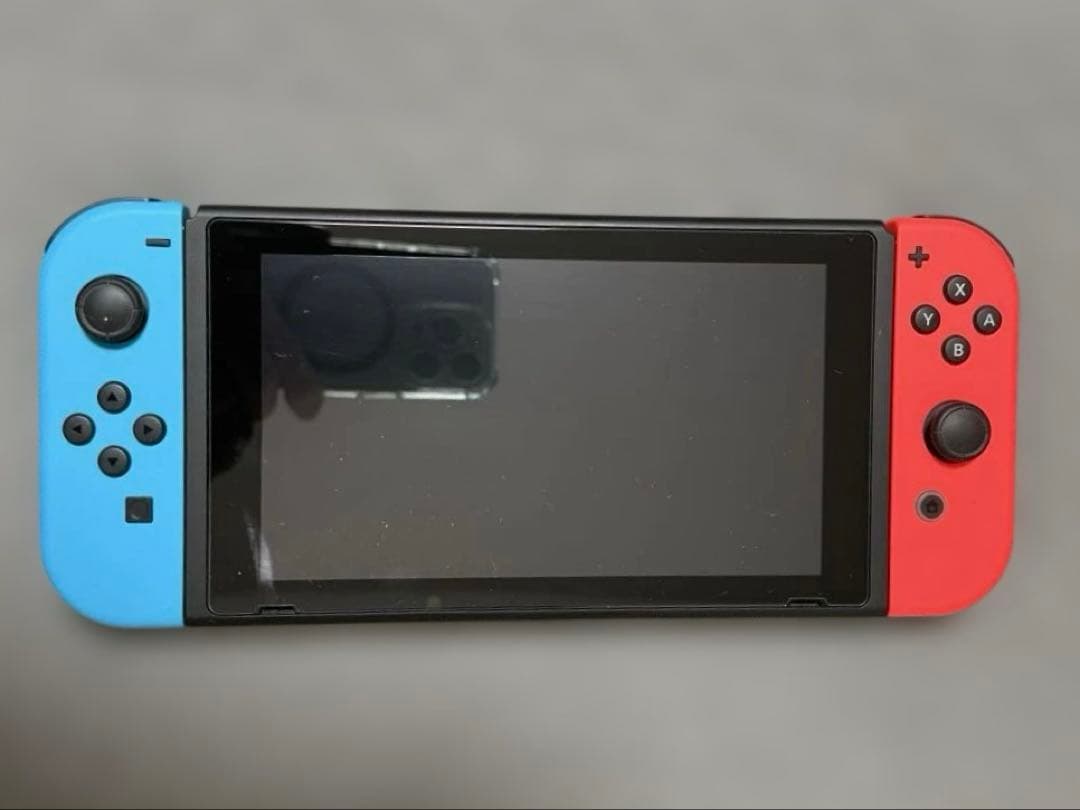 【美品】Nintendo Switch ガラスフィルム貼付済+箱