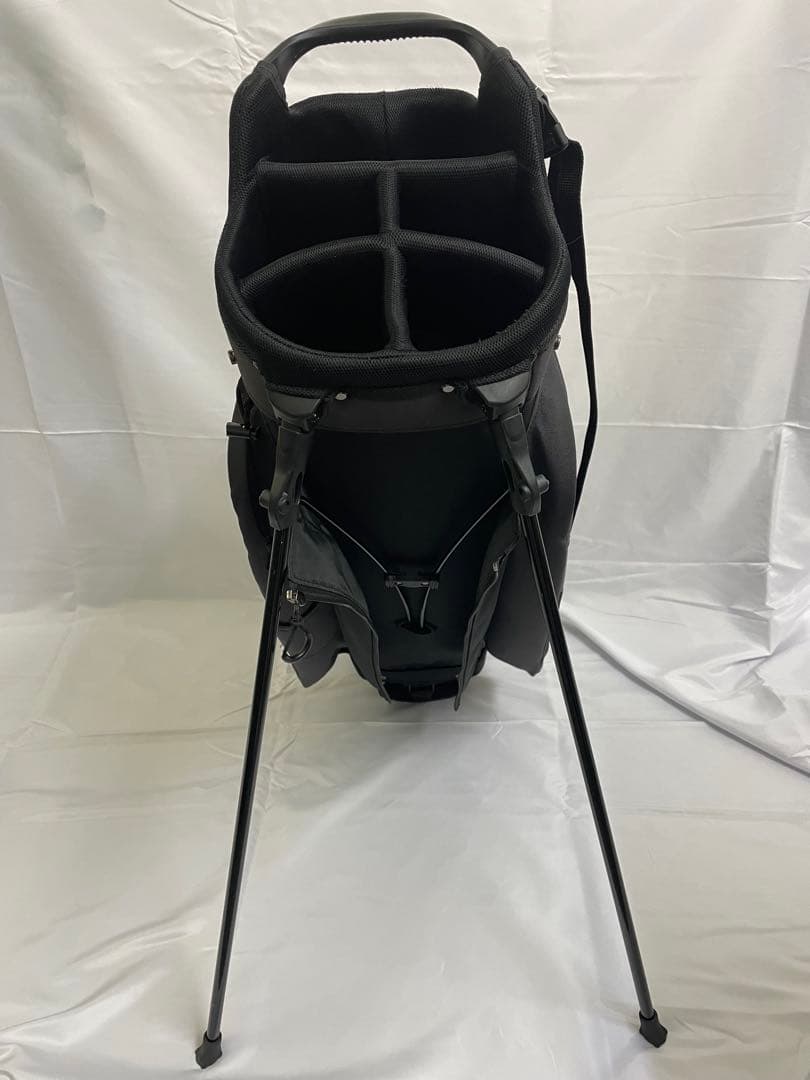 デサントゴルフ　スタンド式　キャディ バッグ　グレー×ブラック