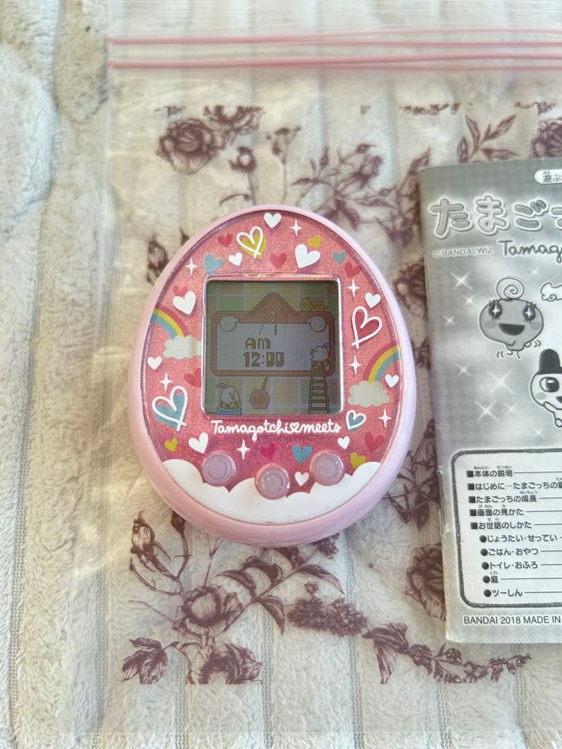 たまごっちみーつ　メルヘン　ピンク　説明書付き