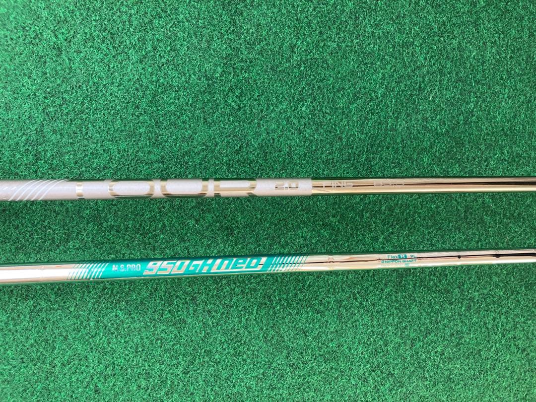 おまけシャフト付 PING G430 アイアン 6番NS950neo R 赤