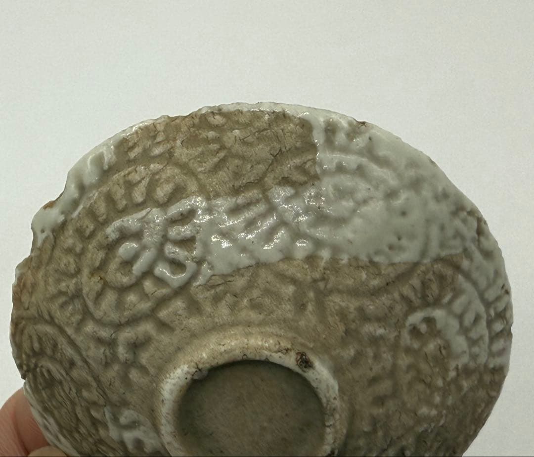 江戸時代　白磁紅皿　アンティーク　送料込み251031