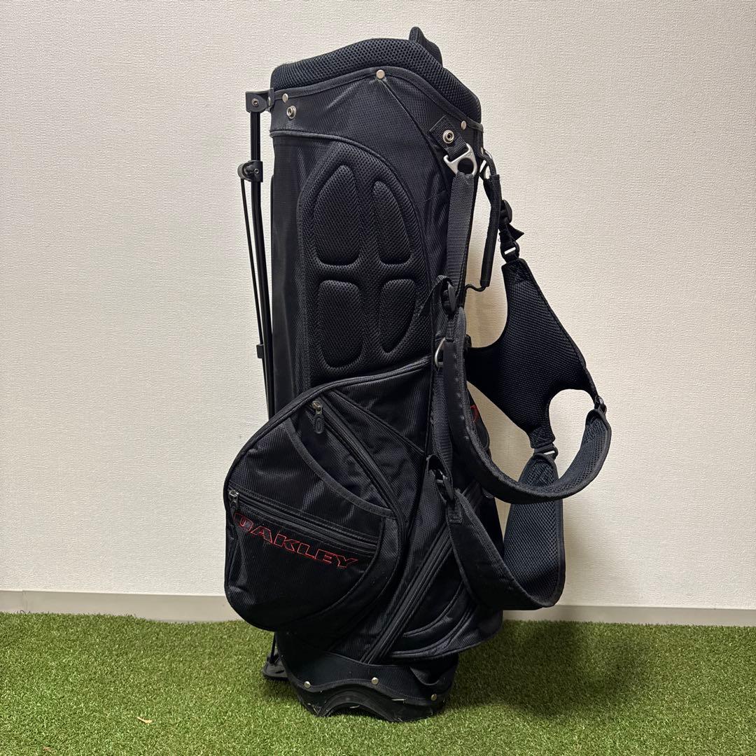 OAKLEY オークリー スタンド式 キャディバッグ ブラック ナイロン
