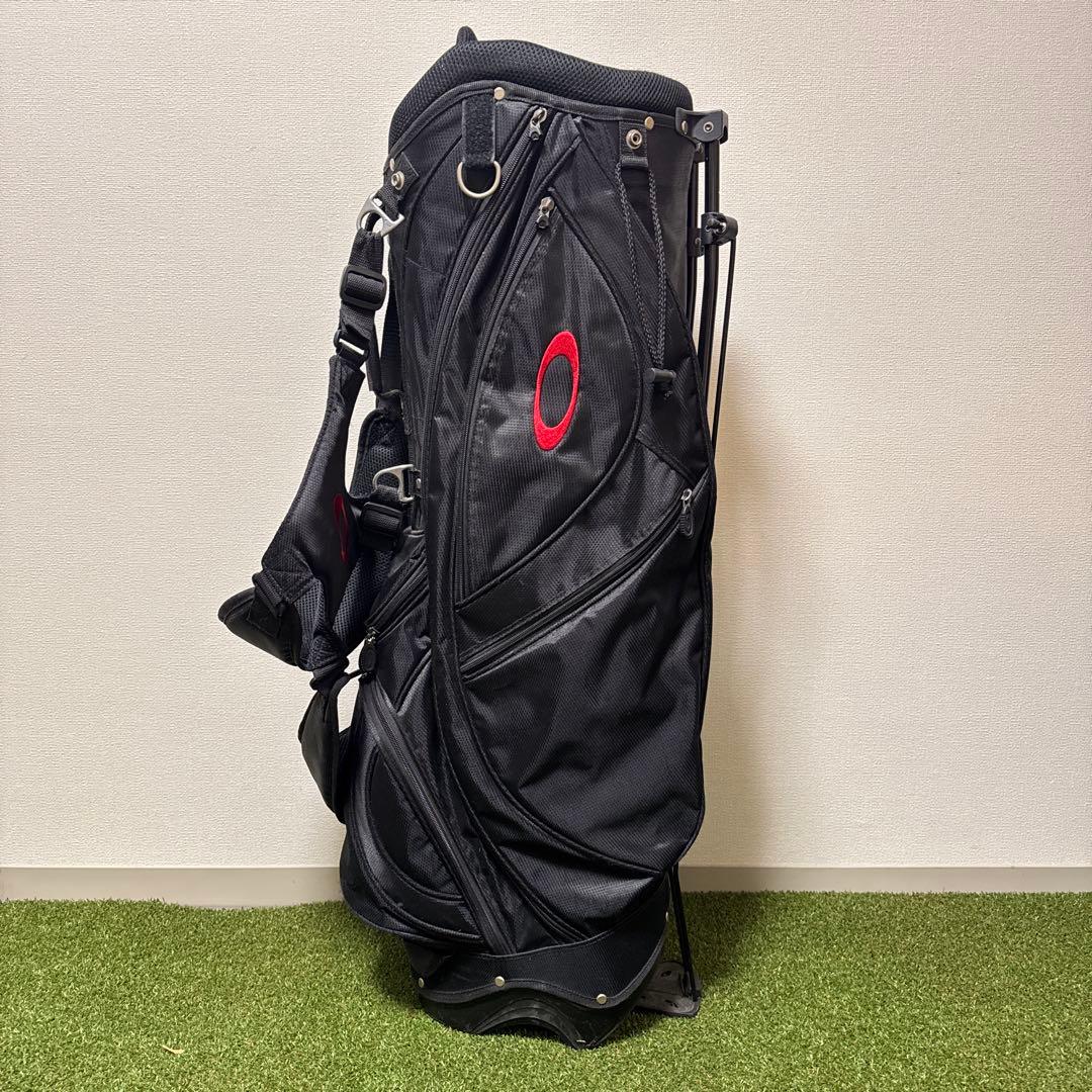 OAKLEY オークリー スタンド式 キャディバッグ ブラック ナイロン