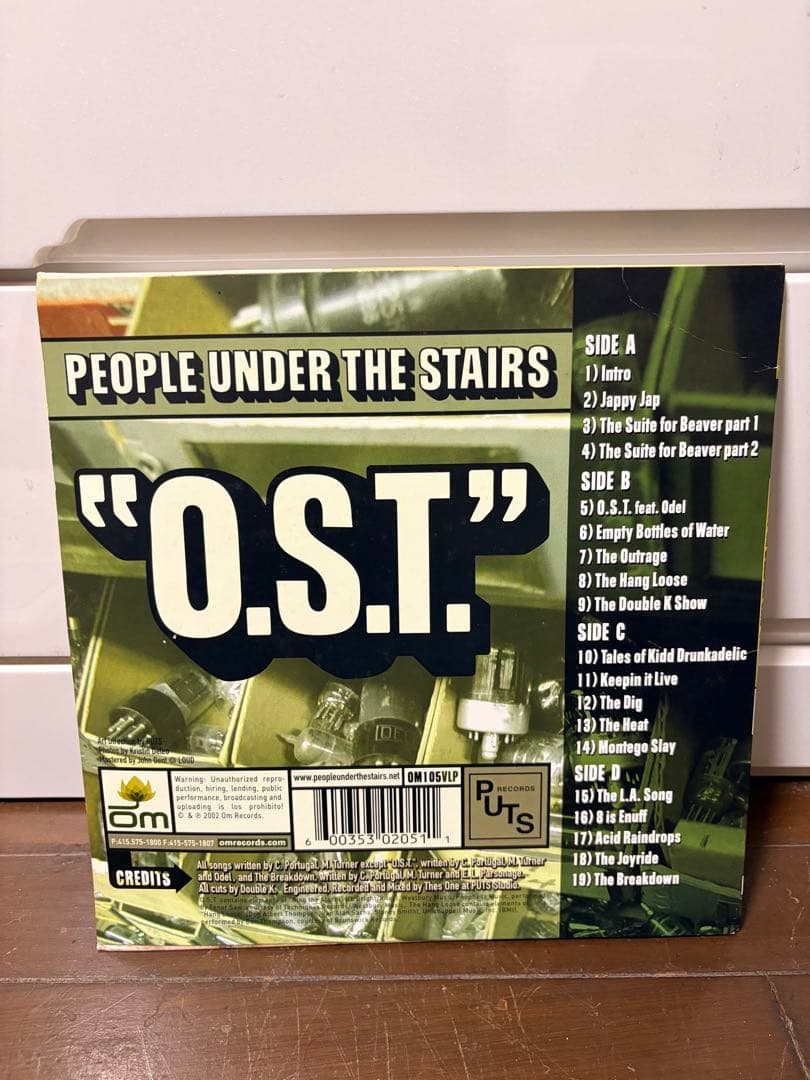 【USオリジナル】People Under The Stairs O.S.T.
