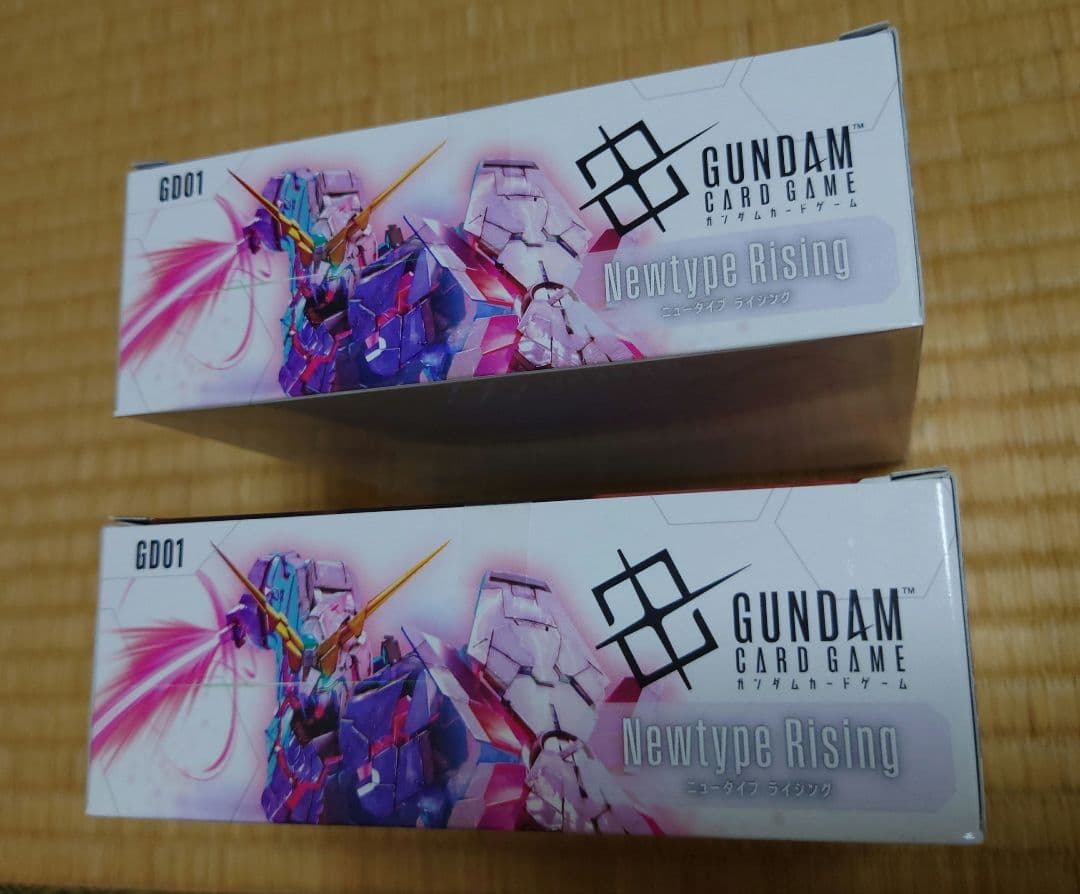 【未開封】ガンダムカードゲーム　ニュータイプライジング　テープ付 ２BOX