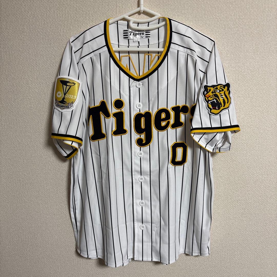 阪神タイガース　木浪聖也　チャンピオンパッチ付き　ユニフォーム