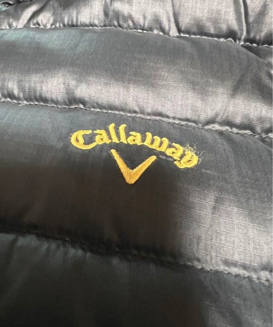 callaway ダウンジャケット2way 大きいサイズ　ゴルフウェア　黒