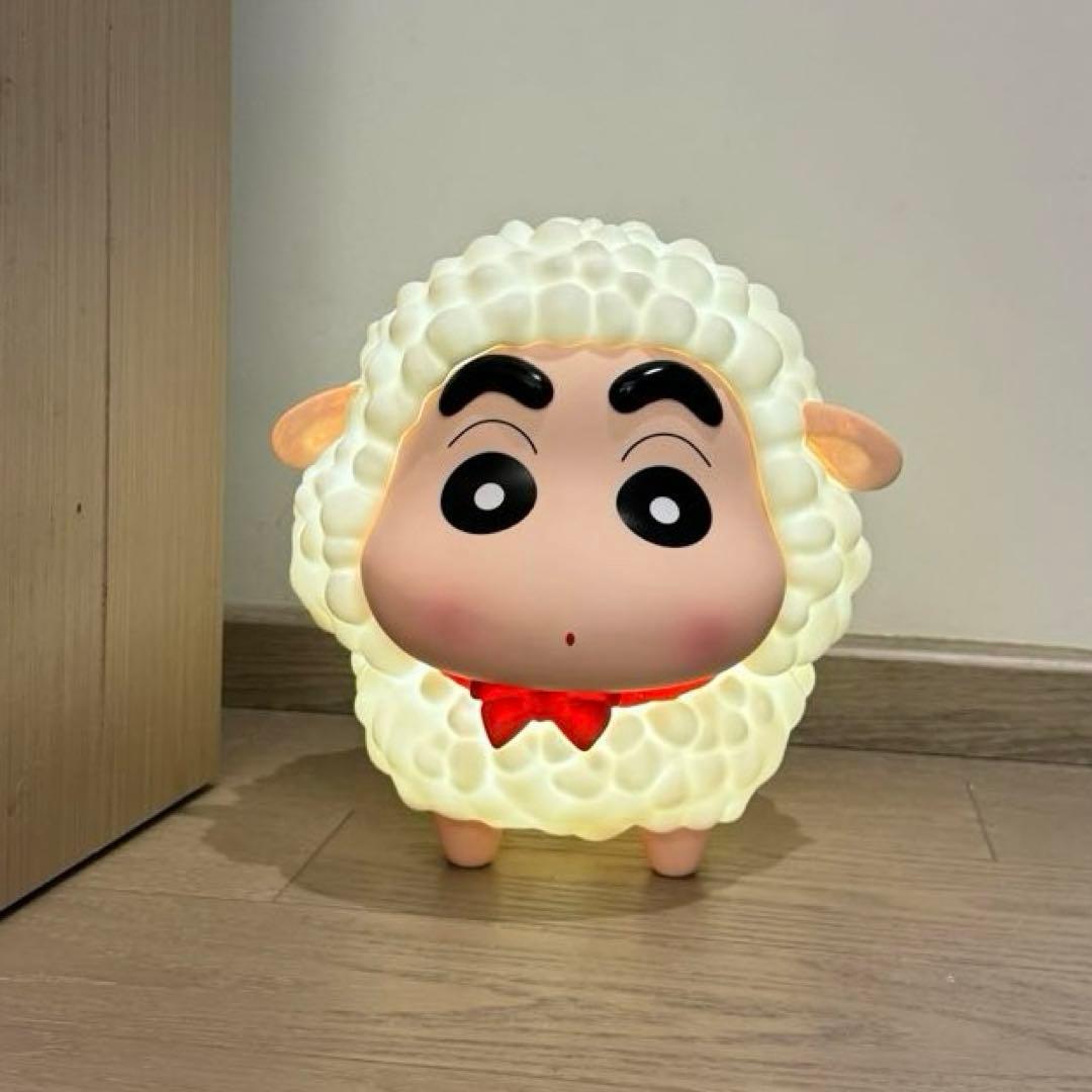 しんちゃん ひつじ型ライト 約30cm
