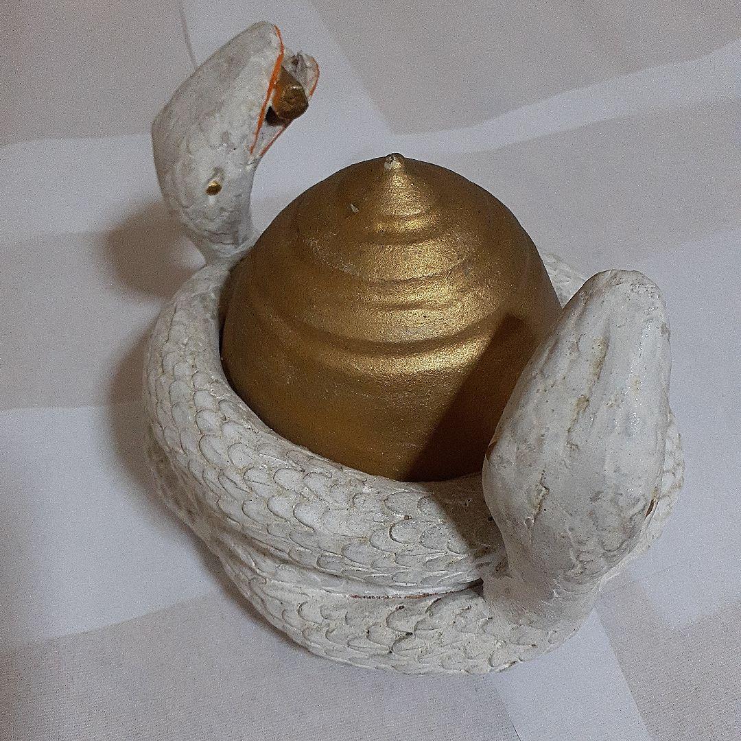 大蛇　巳神　宝珠白蛇　財運金運