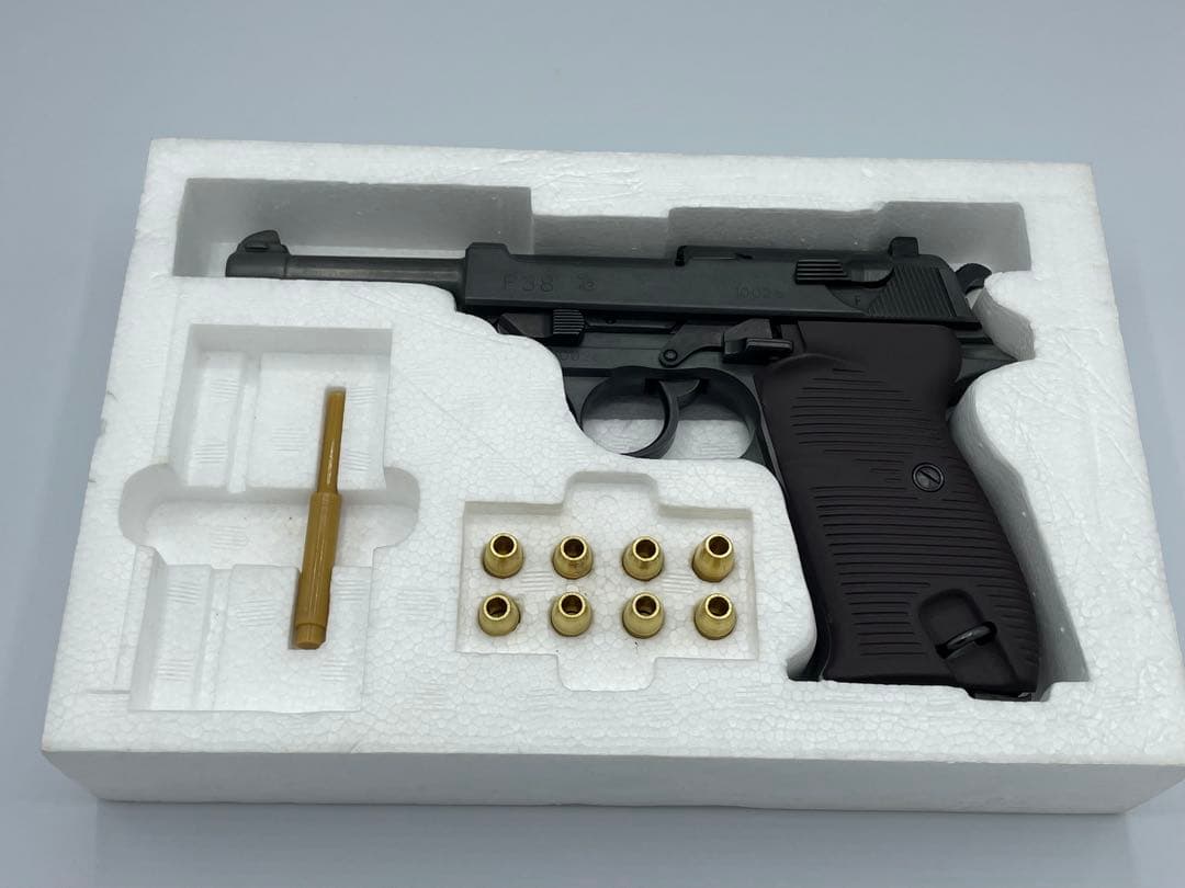 未発火 マルシン ワルサーP38 ミリタリー エクセレントHW モデルガン