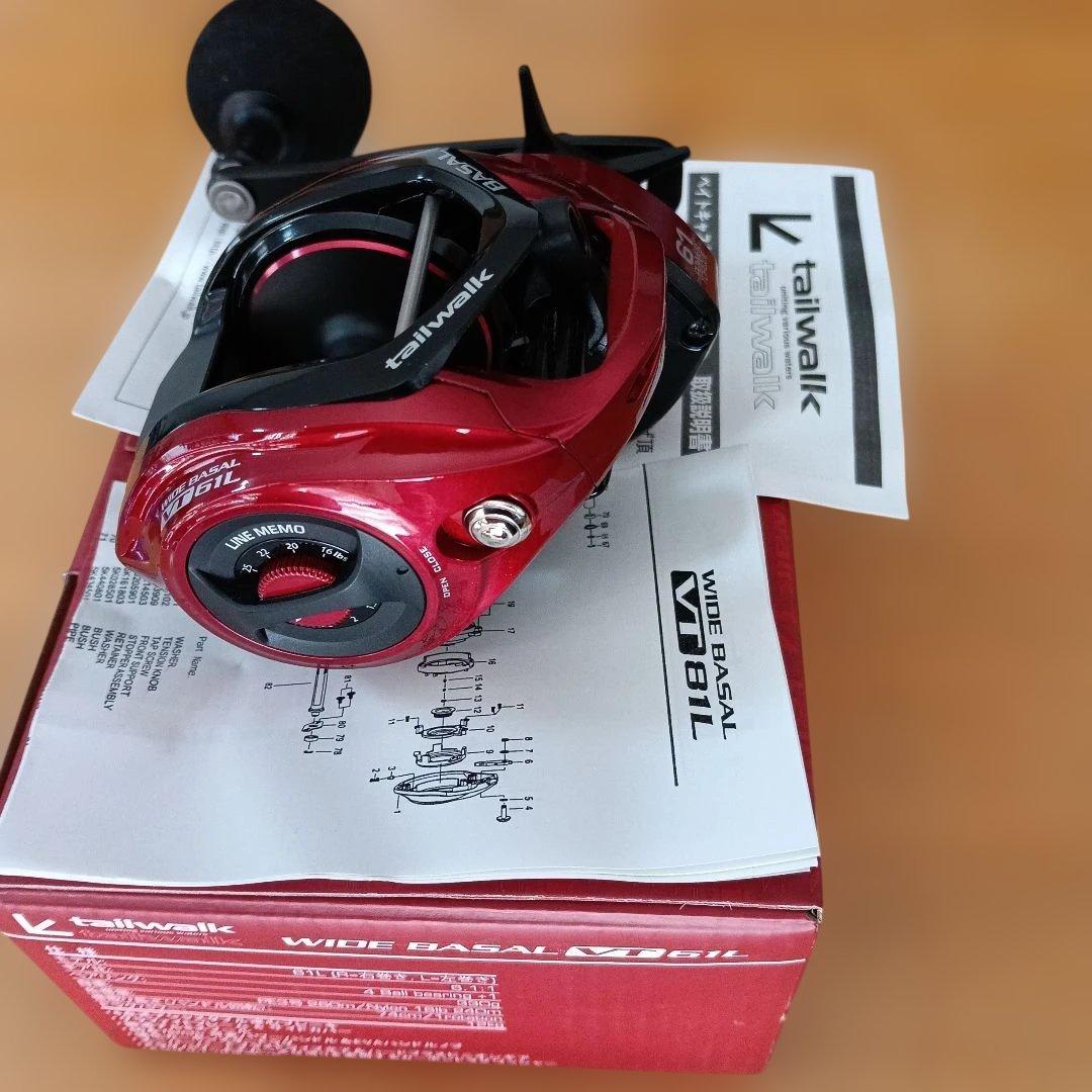 tailwalk WIDE BASAL VT 61L ベイトリール新品　左巻き