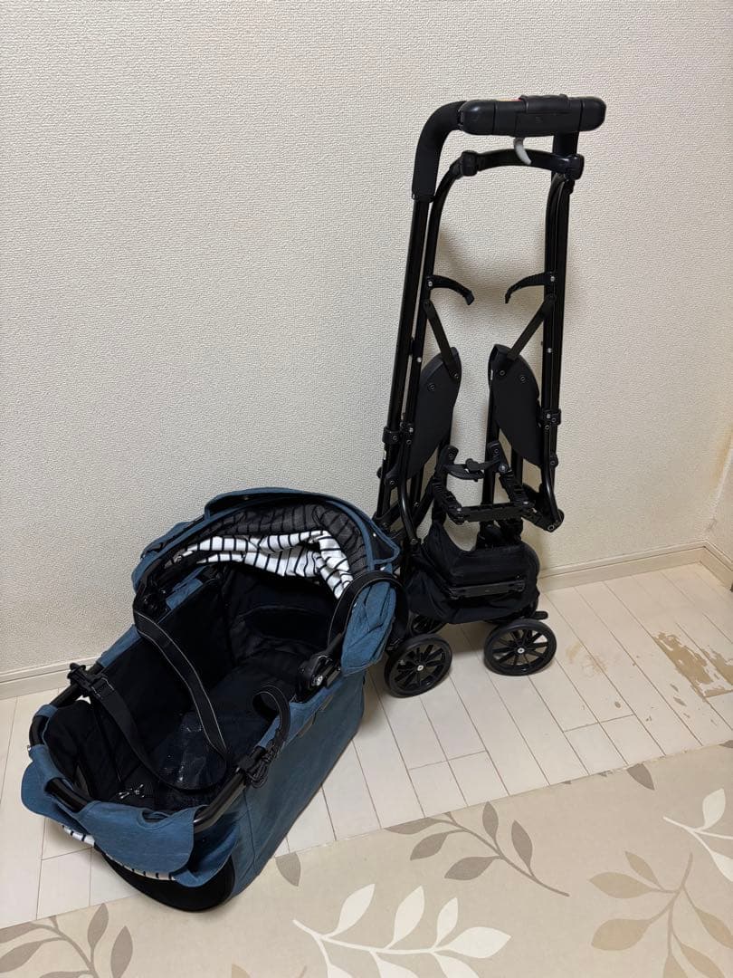 レインカバー付 コムペット ペットカート ミリミリEGロング