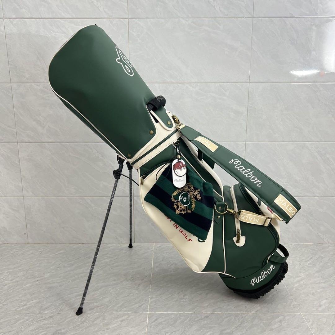 【即発送】 Malbonマルボンゴルフ キャディバッグ スタンドバッグスタンド式