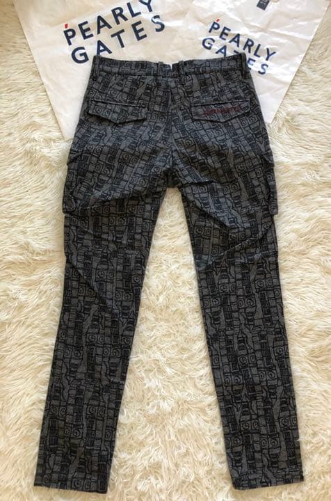 パーリーゲイツグレジャガード起毛仕上げパンツサイズ4