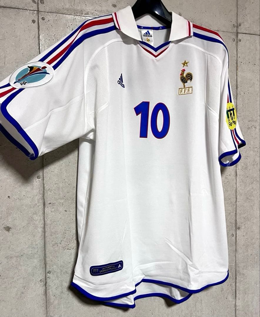 【新品/タグ付き】EURO2000 フランス代表♯10ジダン 【XLサイズ相当】