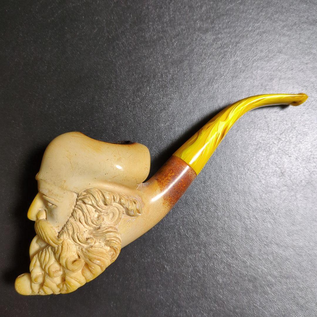 メシャムパイプ彫刻入り（used）