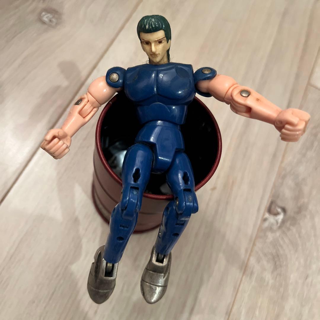 1980年後半　聖闘士星矢玩具　可動式　青フィギュア バンダイ