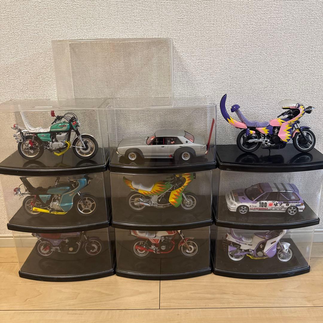 俺のマシン　GS400L完成品　当時物　旧車會　暴走族　1/12ロケット　3段