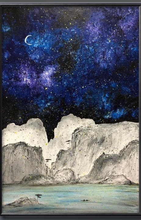 アート インテリア　おしゃれ　油絵