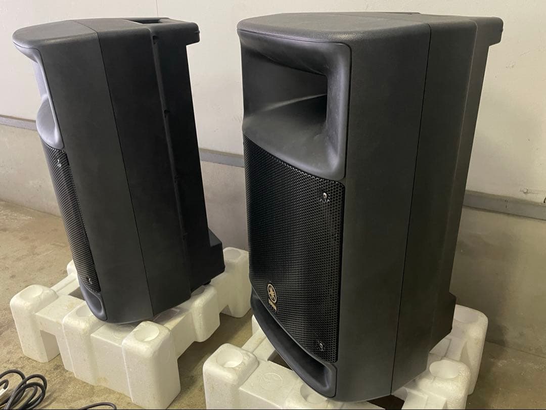 ①Yamaha ステージパス500 スピーカーペア　ポータブルPAシステム