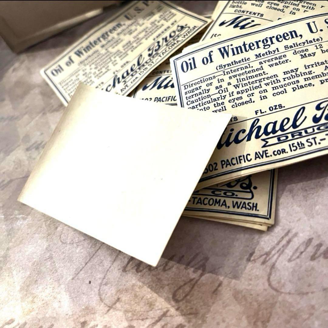 ヴィンテージ【薬品ラベル】海外チケット(ロールチケット