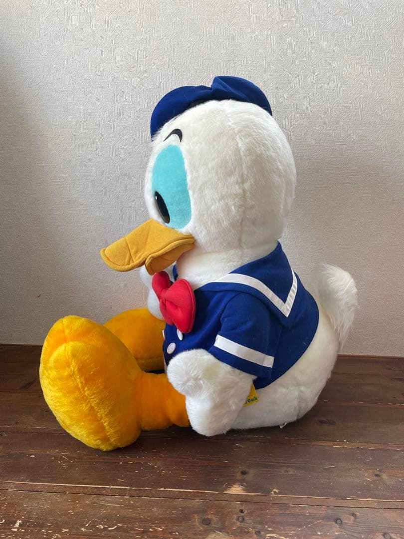 美品　特大　ドナルドダック　ぬいぐるみ　TDL 日本製　Donald Duck