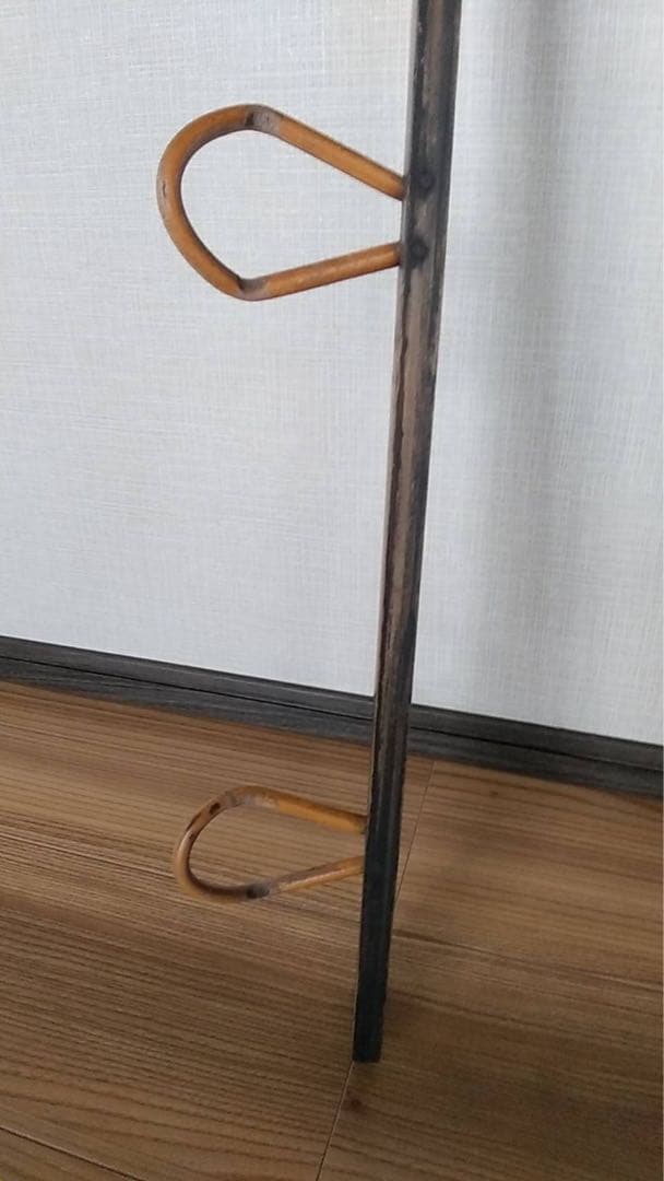 ハンガーラックハンガーバー、ポール、ハンガー、ヴィンテージ　衣装ラックレトロ