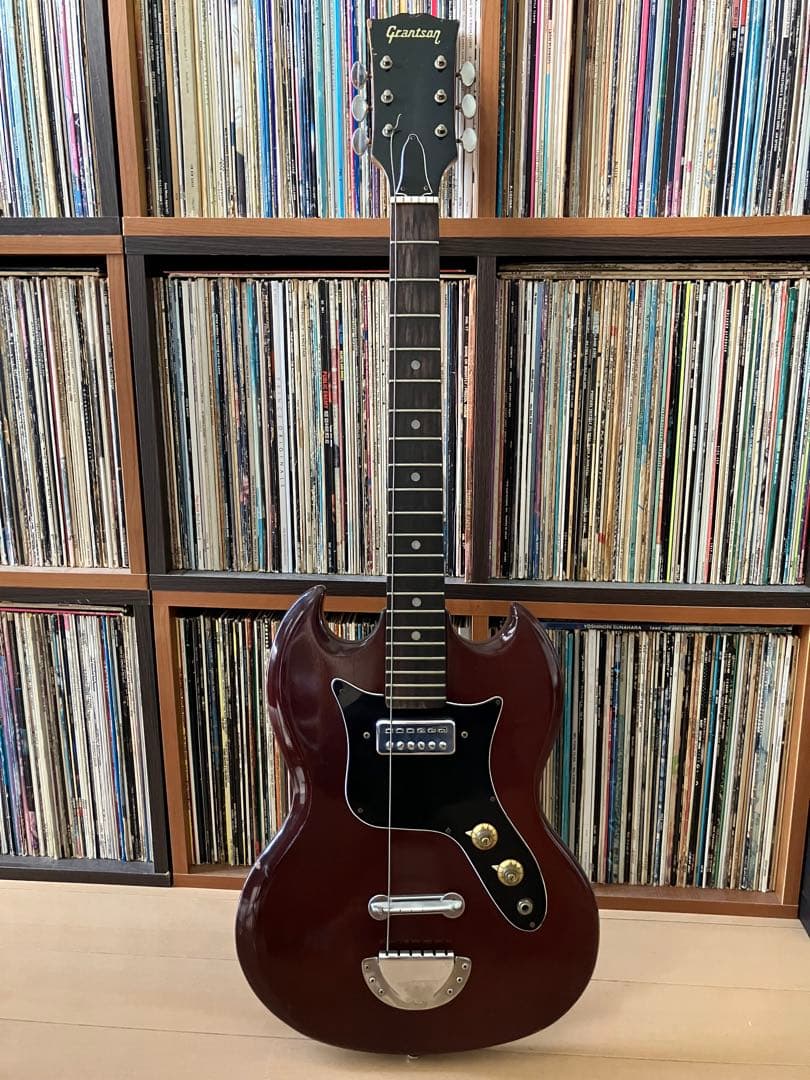 Grantson エレキギター バーガンディ