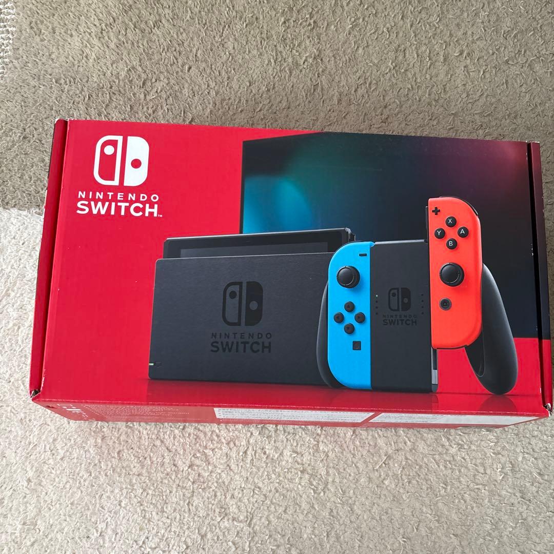 【美品】Nintendo Switch ネオンブルー/ネオンレッド本体付属品箱付