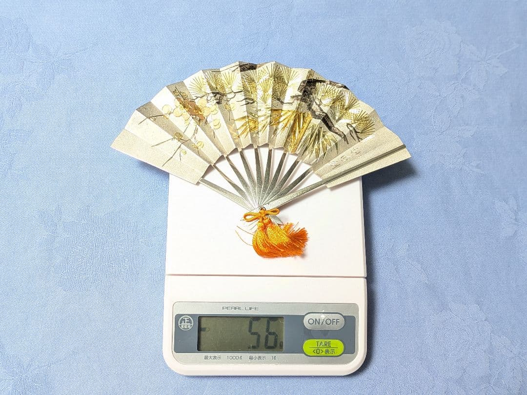 【純銀製　扇子　末廣】