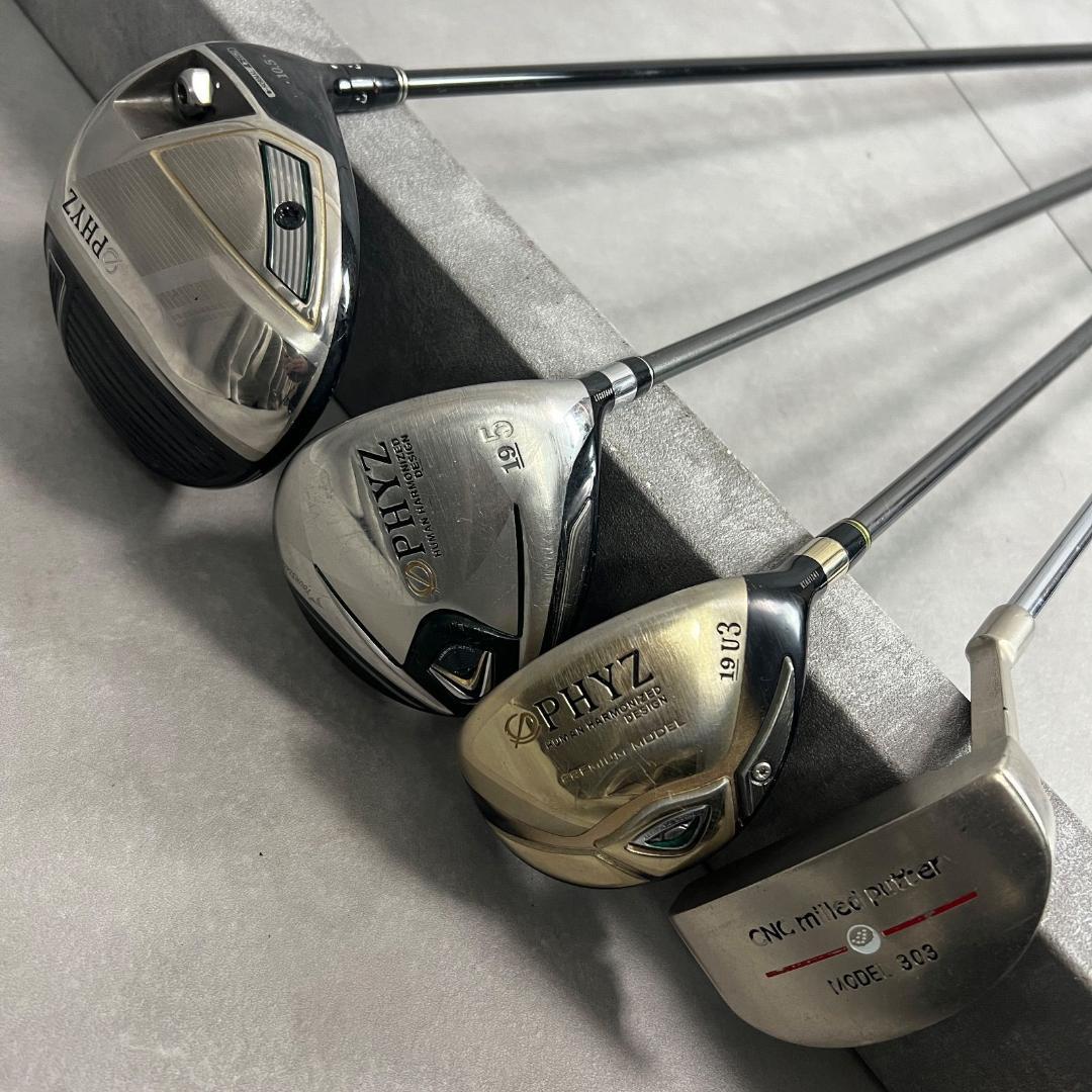 初心者おすすめ　PHYZ　ファイズ　ツアーステージ　メンズゴルフ11本セット　右