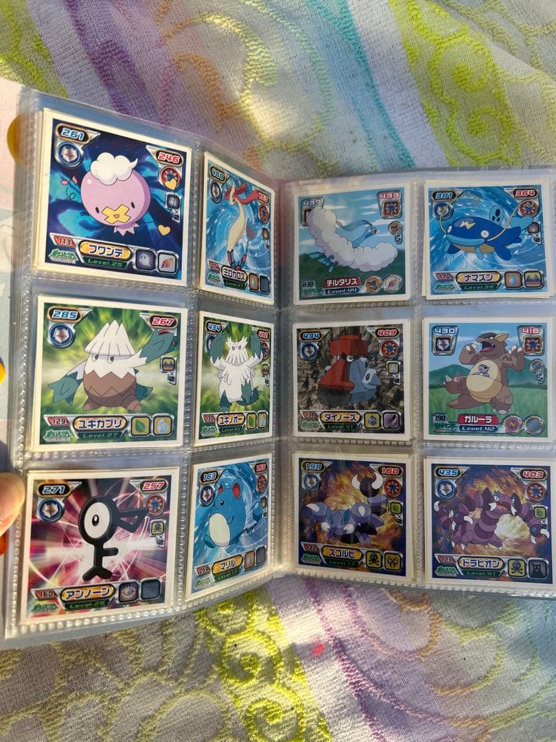 匿名配送】ドラゴンボール 列伝　ファイル　シール　ポケモン　カード　ピカチュウ