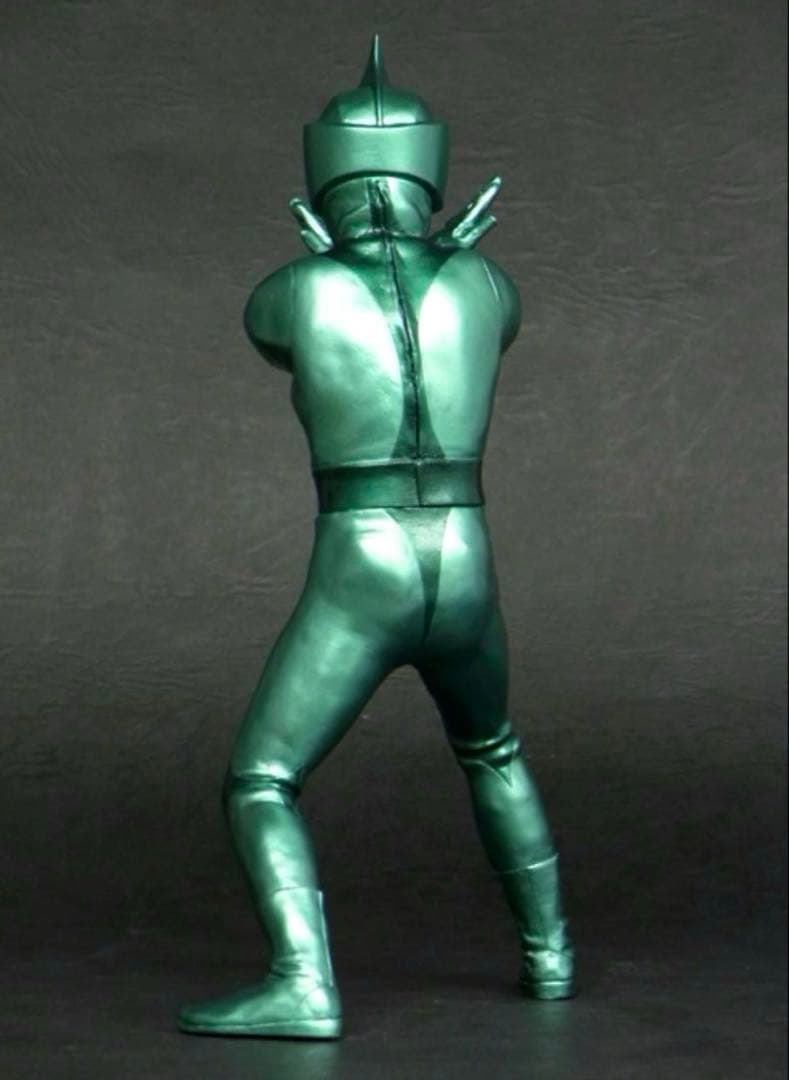 ■エクスプラス ミラーマン ソフビ 会場限定品 グリーンメタリック / 円谷プロ