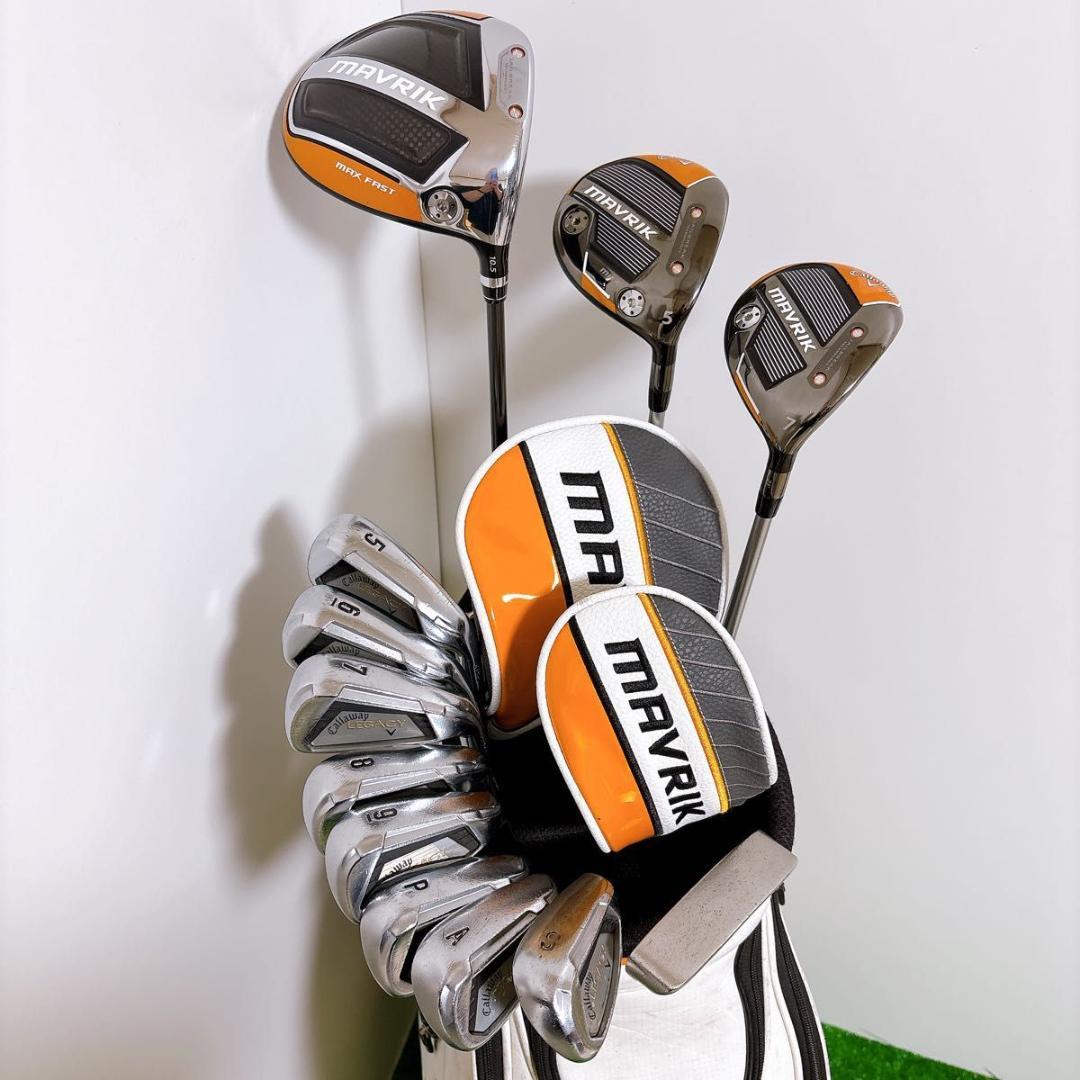 良品 キャロウェイ マーベリック メンズ　ゴルフ 12本 セット R 初心者