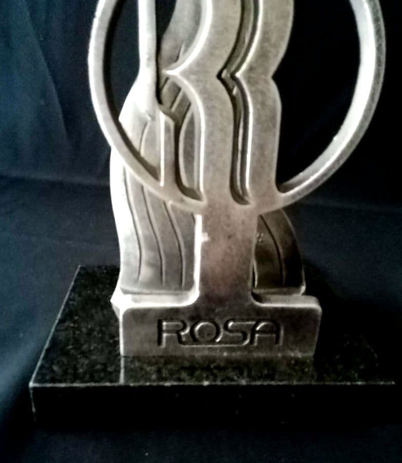 日本抽象彫刻のパイオニア 　建畠覚造　薫風　文化功労者　ローザ工芸創立25周年