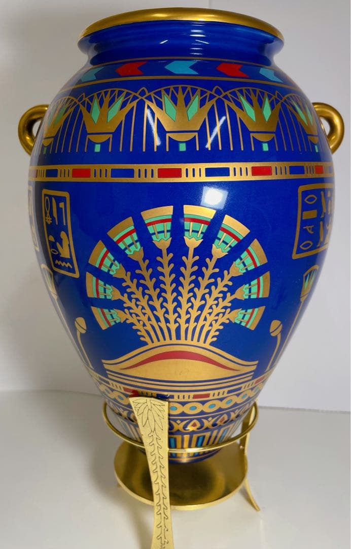 新年特別価格【女神バステトの黄金の壺】　フランクリン・ミント