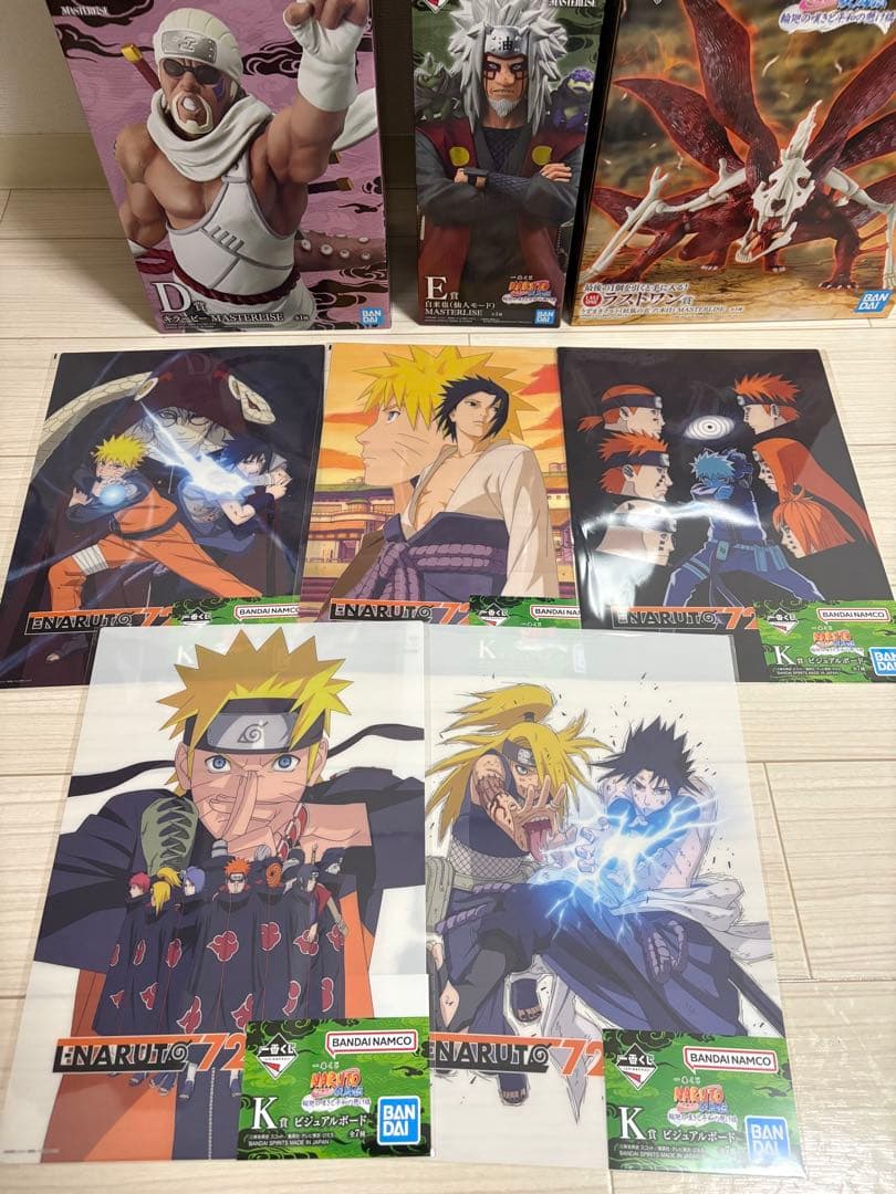 ナルト一番くじ A賞B賞C賞D賞 E賞フィギュア フルコンプリートセット