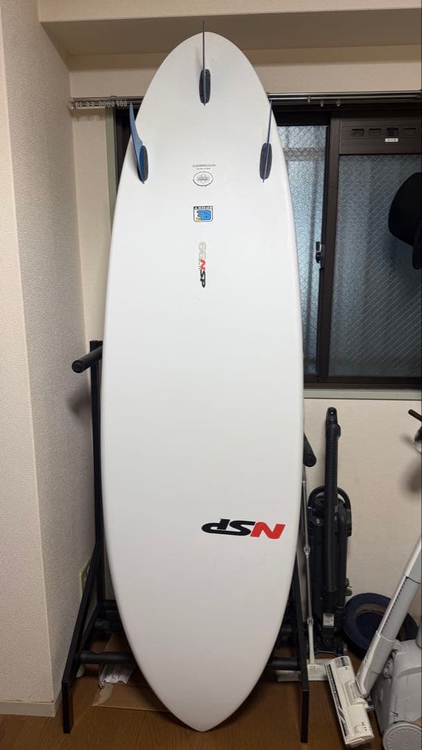 NSP 6'6\" ファンボード ハイブリット　トライフィン