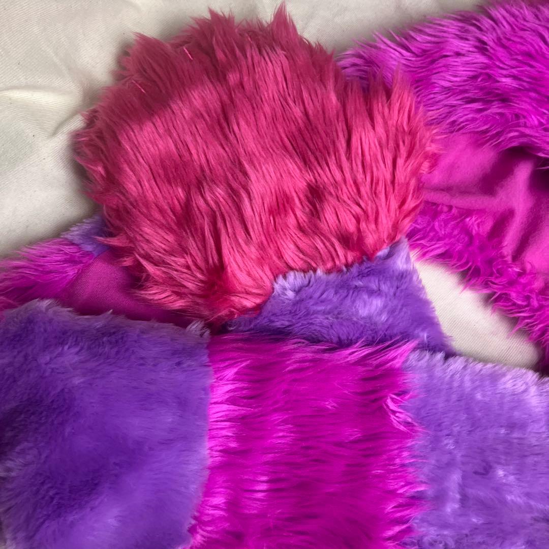 専用希少　ディズニー ランド　チシャ猫 マフラーキャップ　ファン