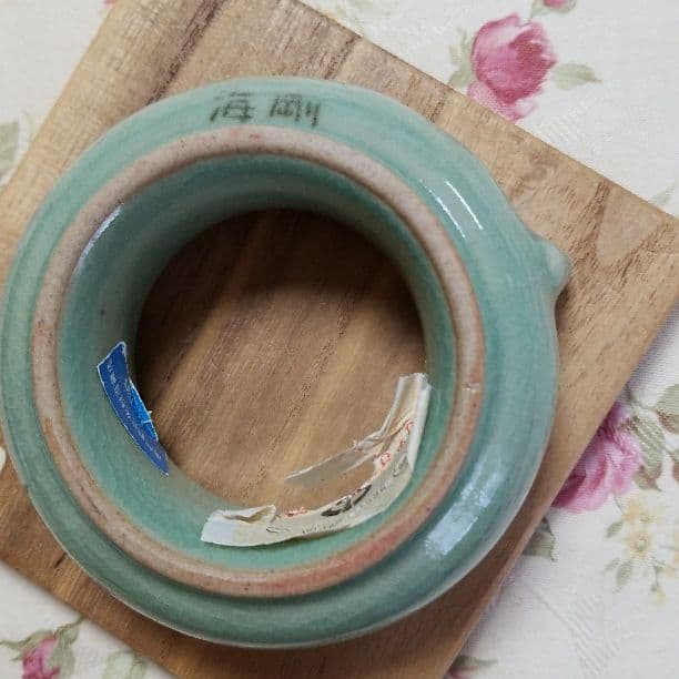 水滴　柳　海剛作　韓国人間国宝