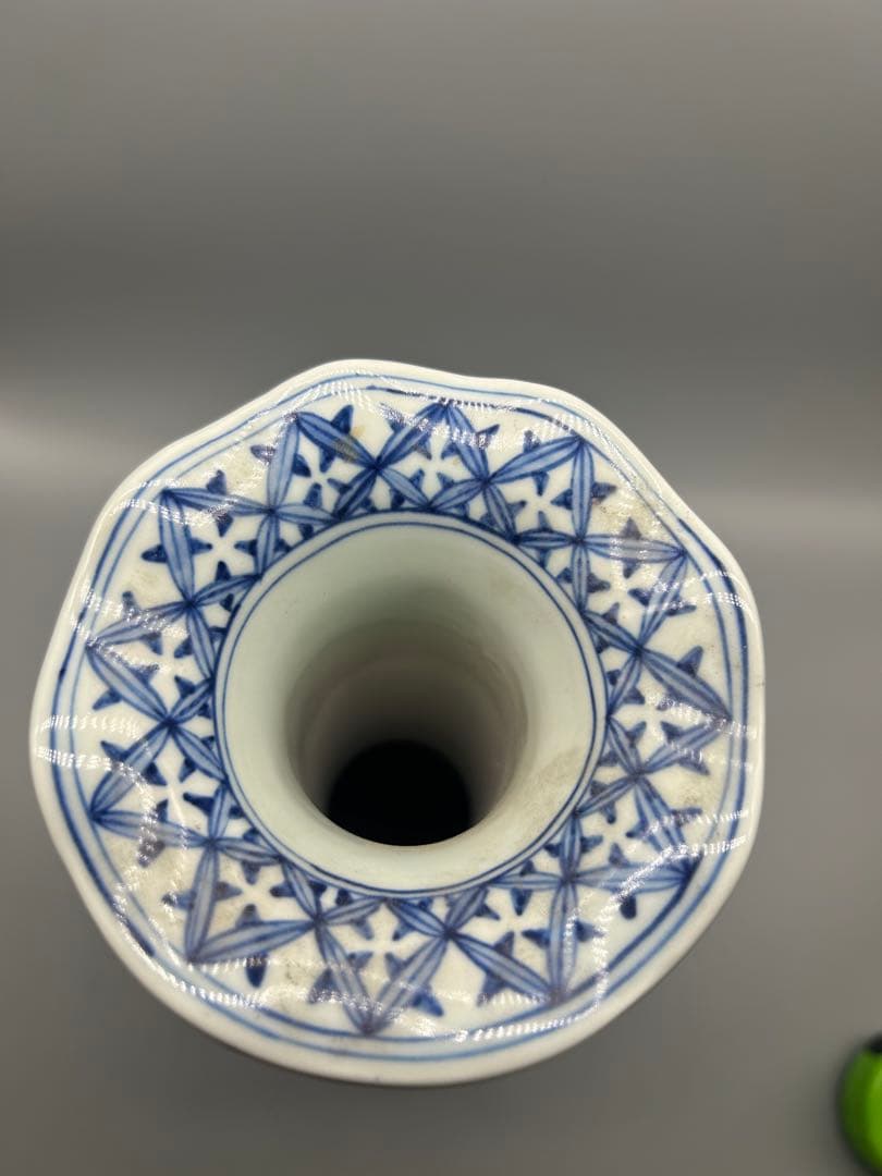 【骨董美品】中国古代　青花模様　壺