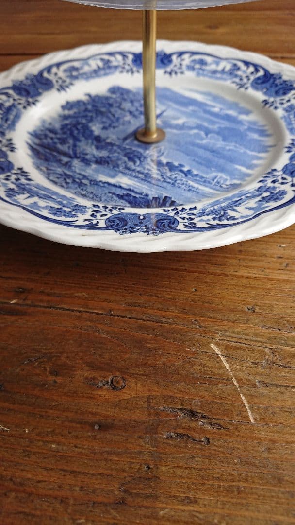【アンティーク】オランダ製ケーキスタンド