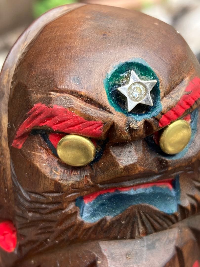 【一点物】Kazuki Muramatsu 作｜現代日本の◾️達磨アート｜木彫彫刻