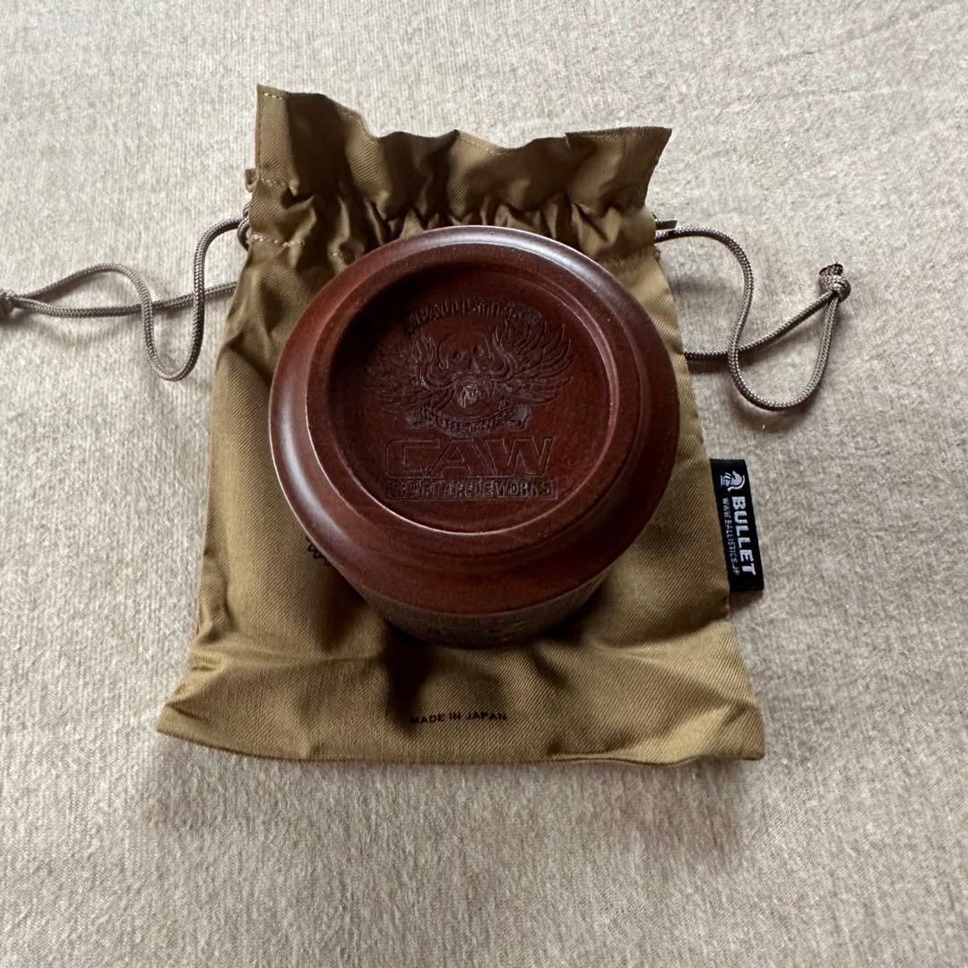 新品 BALLISTICS チェッカリング カップ ウレタン仕上げ ブラウン