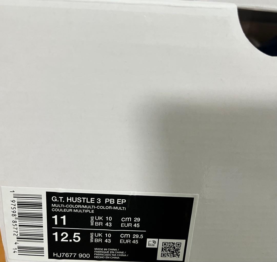 新品 NIKE G.T. HUSTLE3 PB EP 29cm