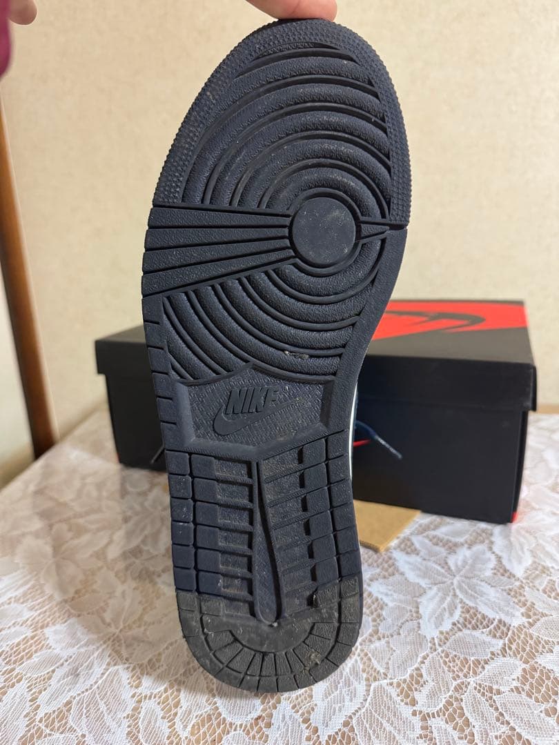 ナイキ エアジョーダン1 レトロ ハイOGオブシディアン ユニバーシティ ブルー