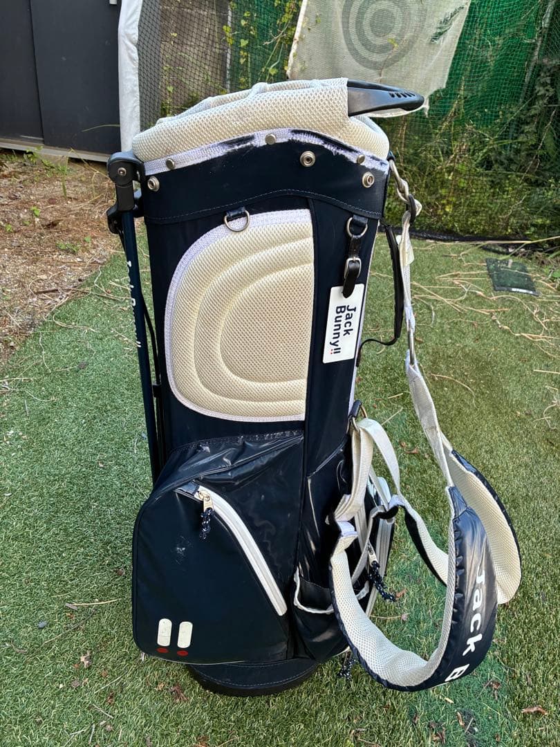 ジャックバニー　ゴルフバッグ・キャディバッグ ネイビー